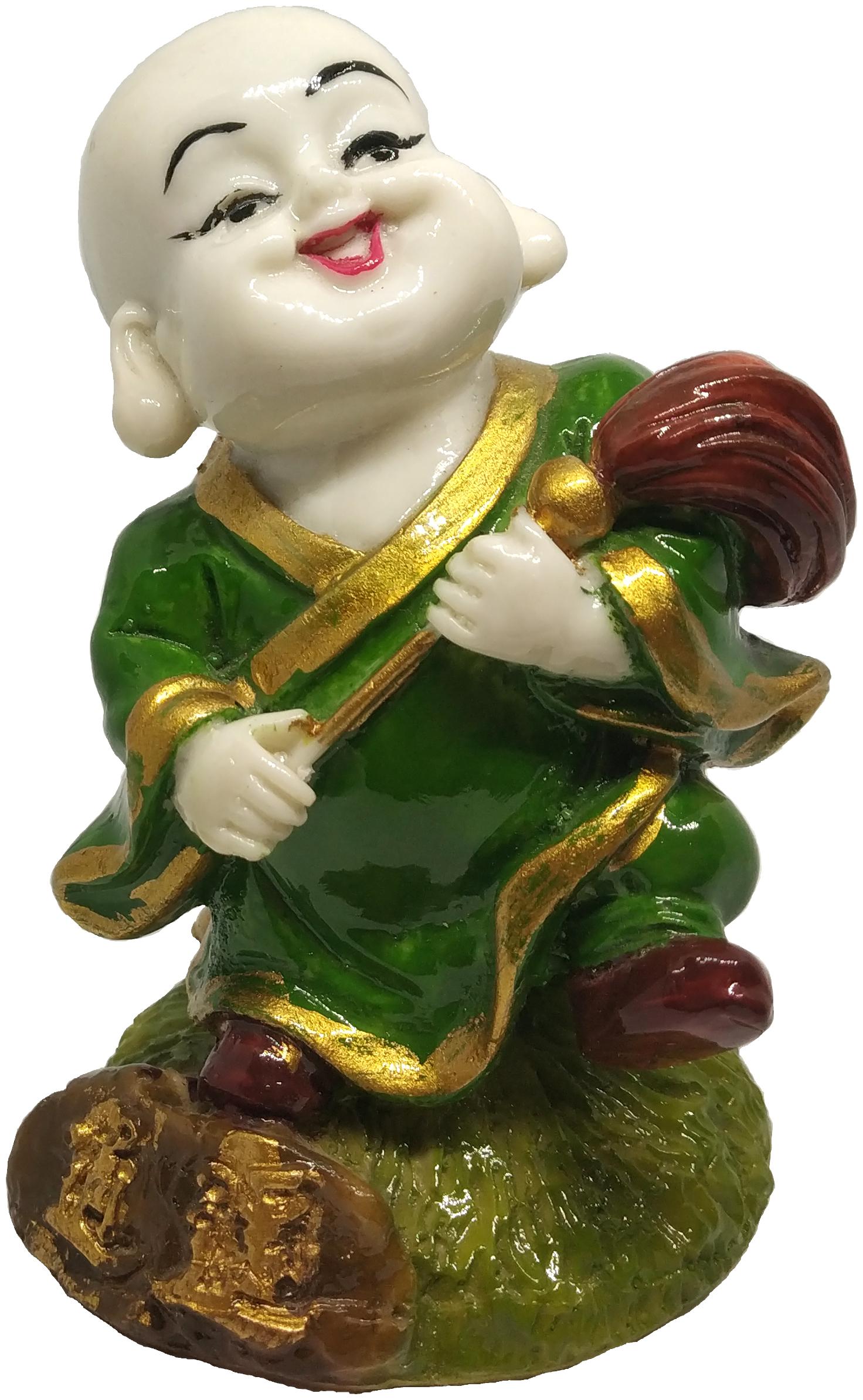 

Cute Child Monk Showpiece Polyresin Handcrafted Set of 1