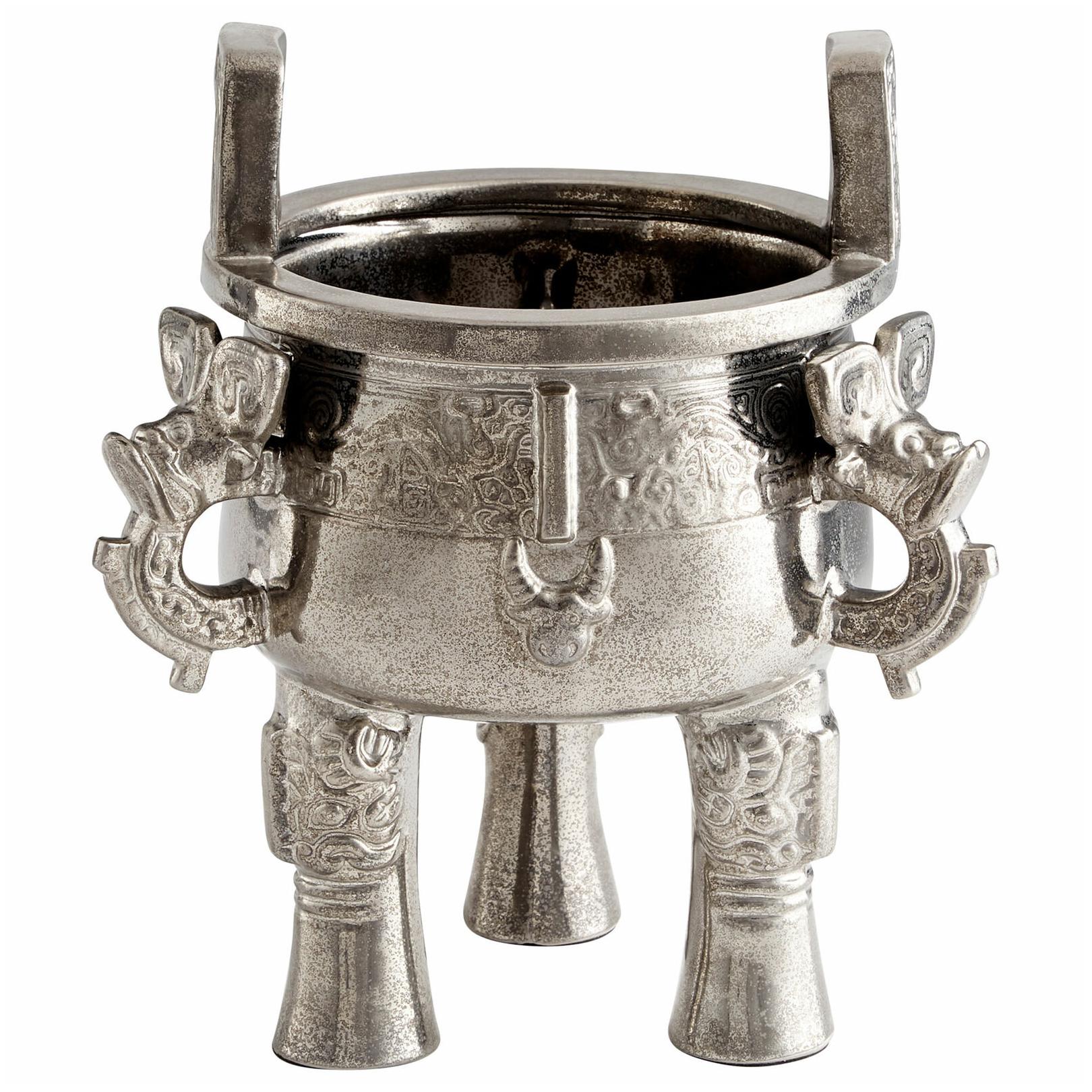 

Cyan Design 09859 Pewter Xerxes 8-3 4 Diameter Ceramic Vase