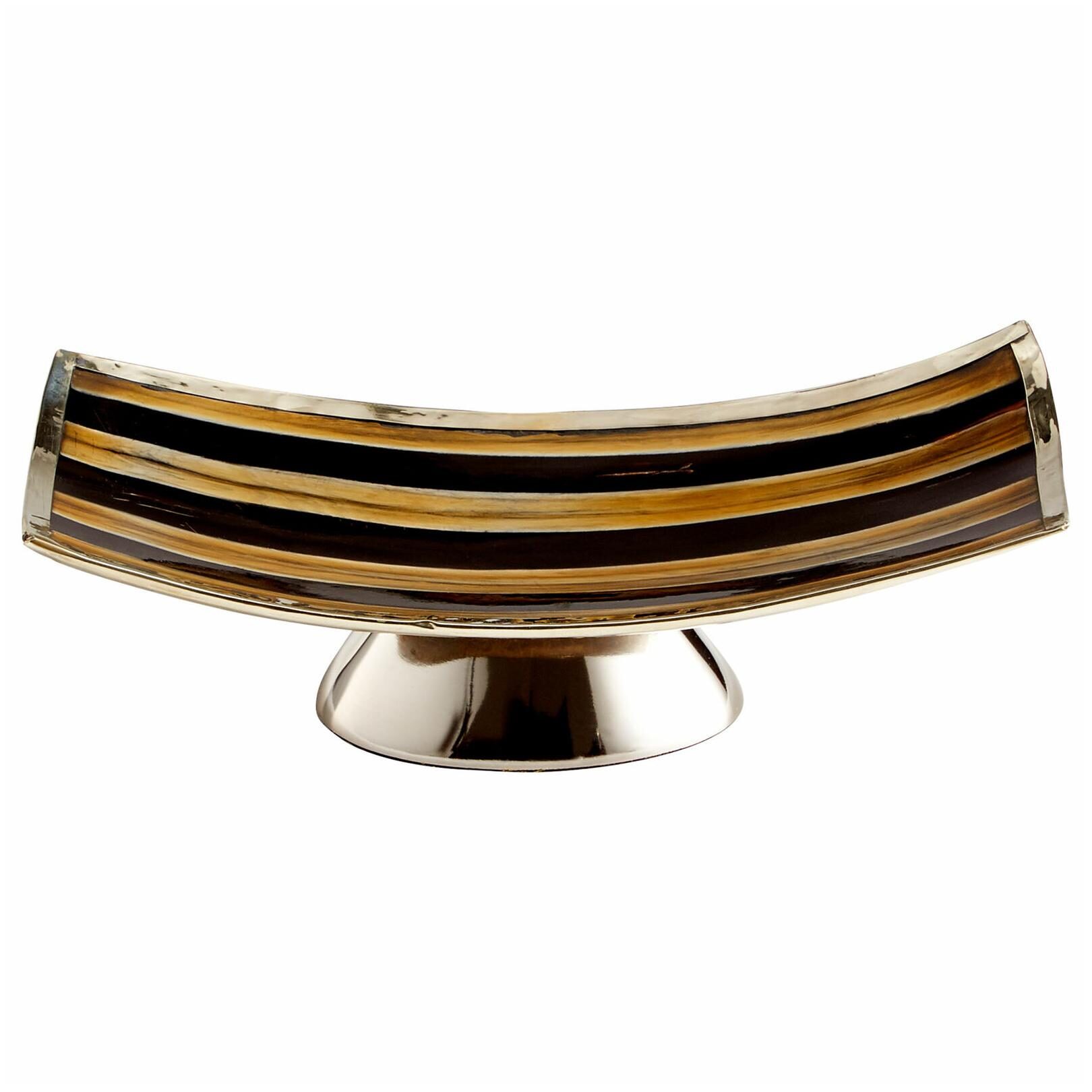 

Cyan Design 09838 Brown Vector 9-1 2 W Aluminum Horn Tray
