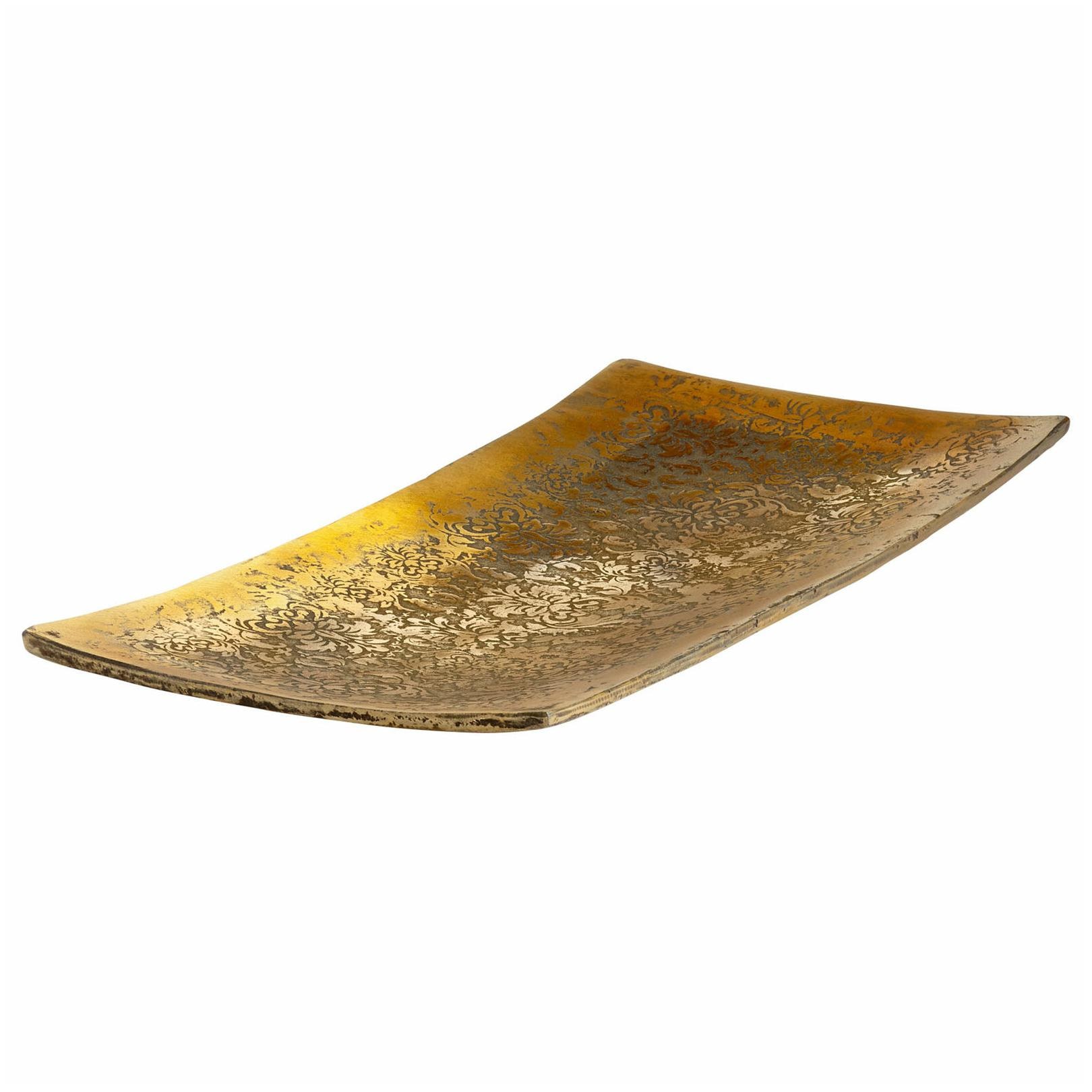 

Cyan Design 08956 Brass Double Up 17-3 4 W Aluminum Tray