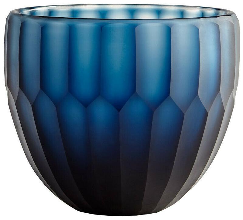 

Cyan Design Small Tulip Bowl Blue Tulip 6 Diameter Glass Decorative Bowl