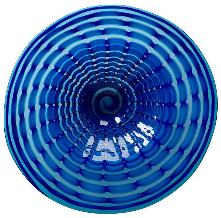 

Cyan Design 04774 Blue Medium Aurora Plate