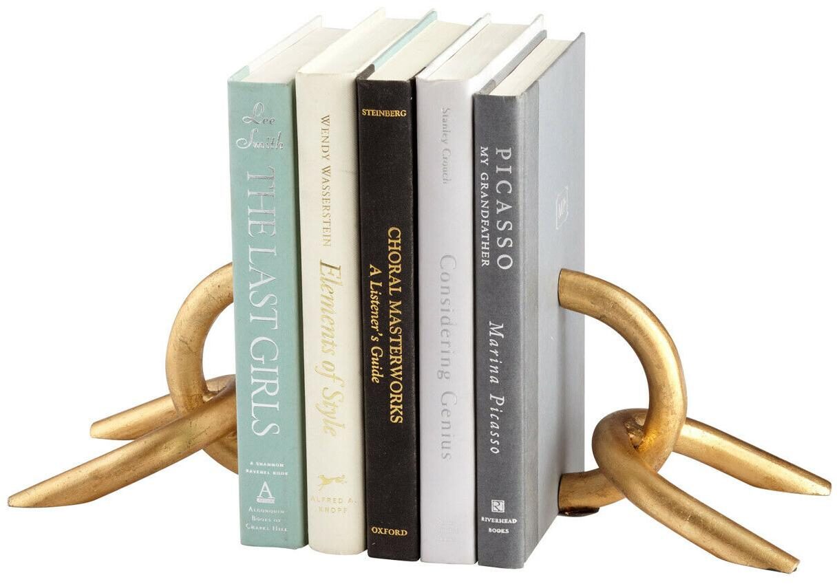 

Cyan Design 06042 Goldie Locks 6 X 6 inch Gold Bookends