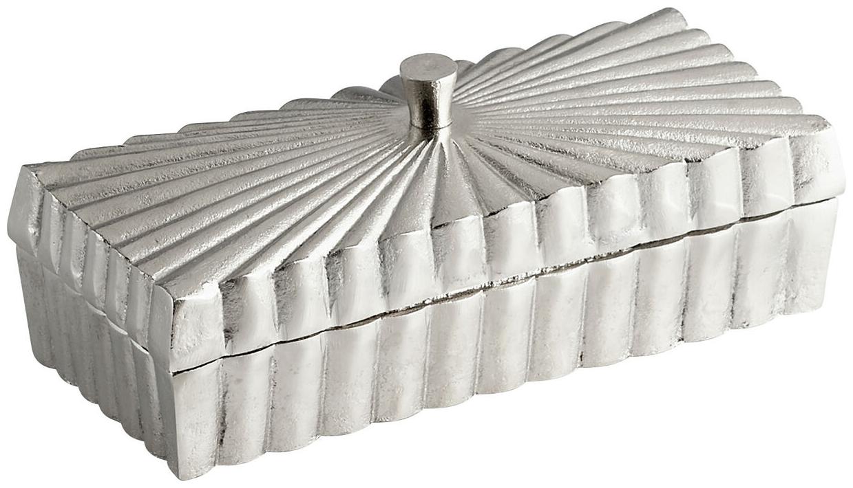 

Cyan Design 09949 Large Aluminum Buckingham Container - Silver