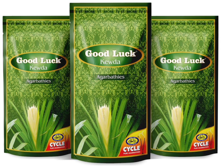 

Cycle Pure Agarbathies Good Luck Kewda Incense Sticks -Pack of 3