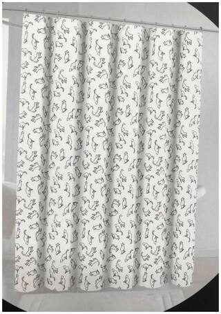 Buy Cynthia Rowley Fabric Shower Curtain Strike A Pose Cats
