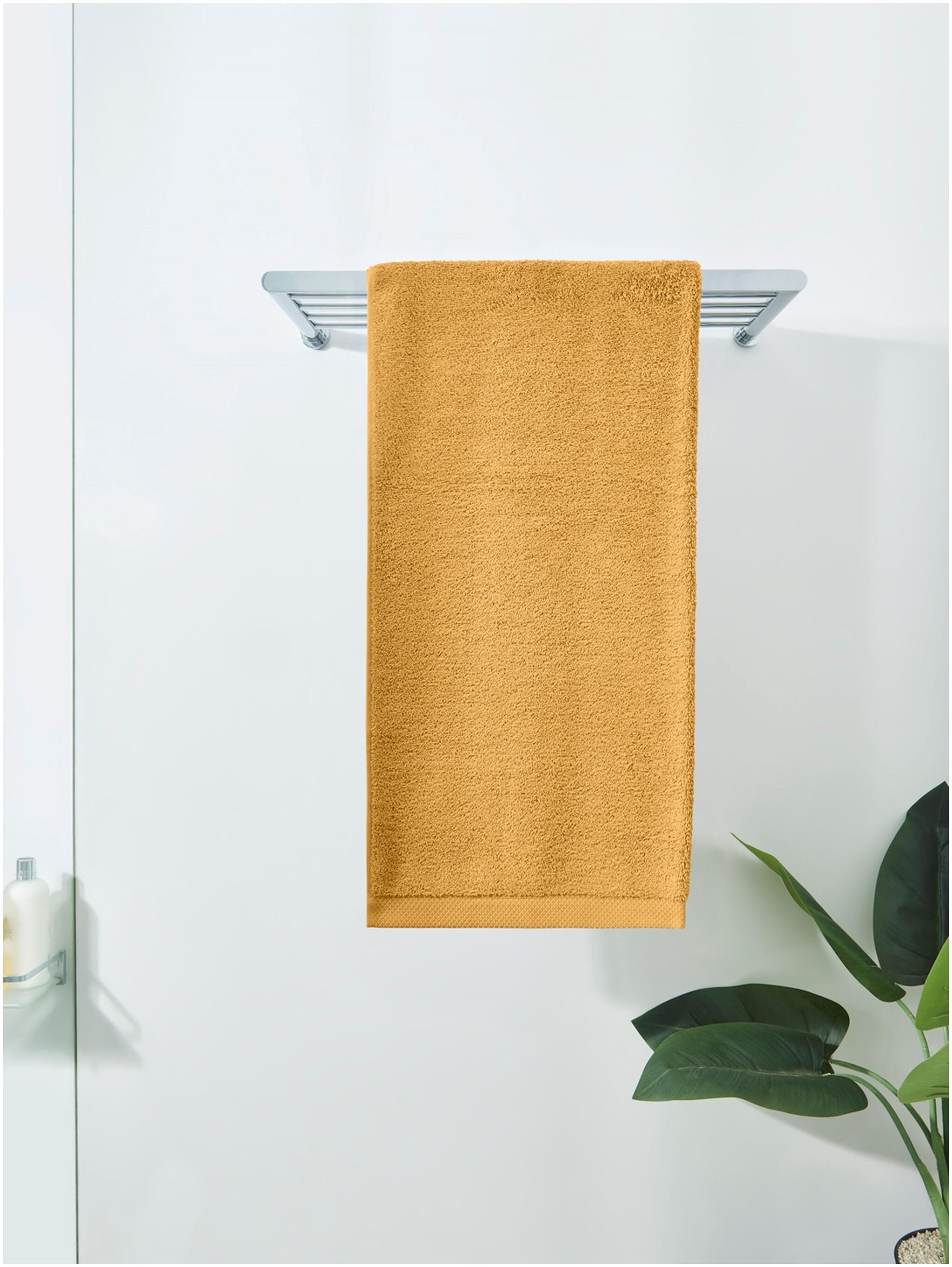 

D Decor Live Beautiful 550 GSM Cotton Bath Towel ( 1 Piece Orange )