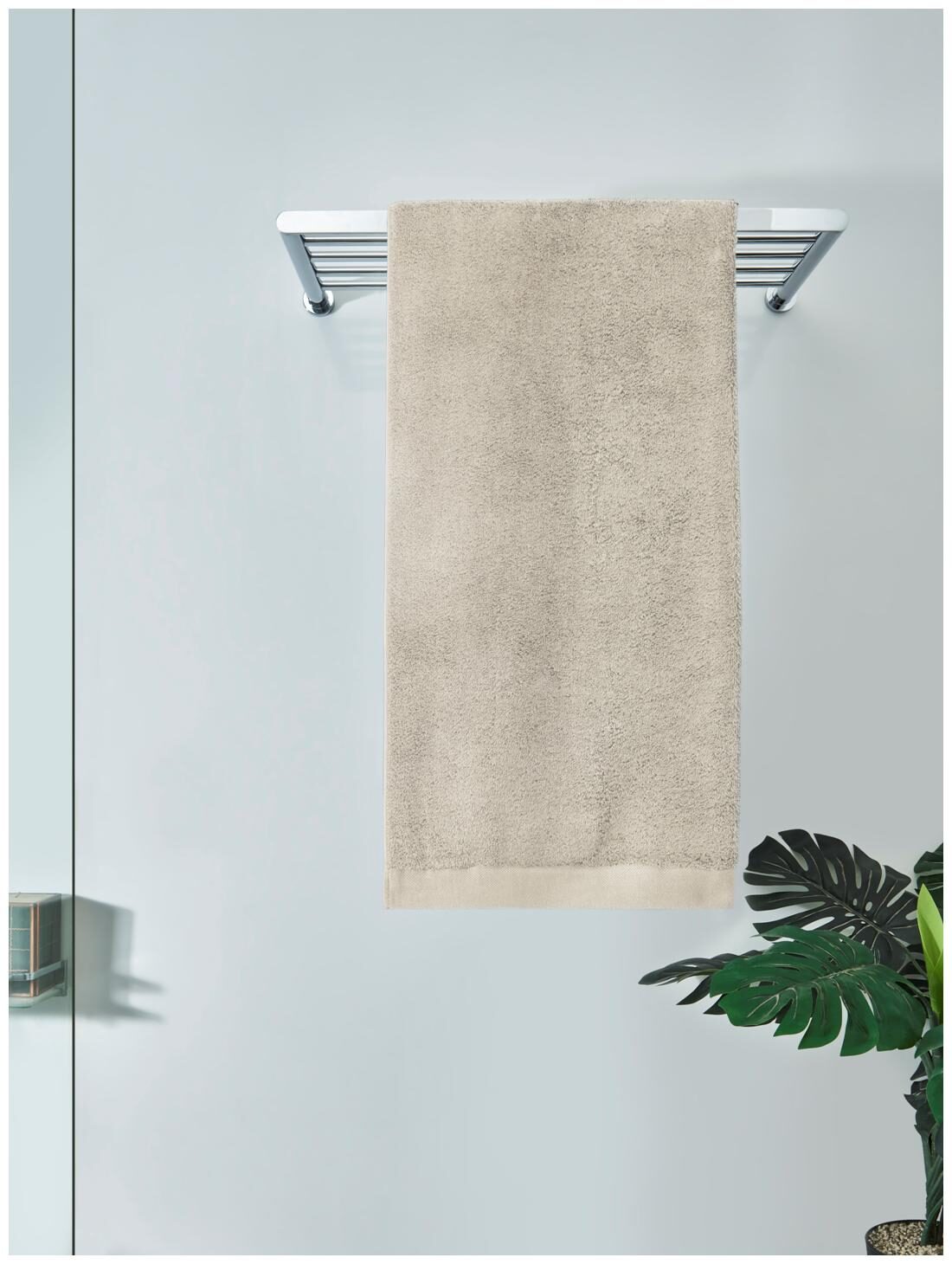 

D Decor Live Beautiful 625 GSM Cotton Bath Towel ( 1 Piece Beige )