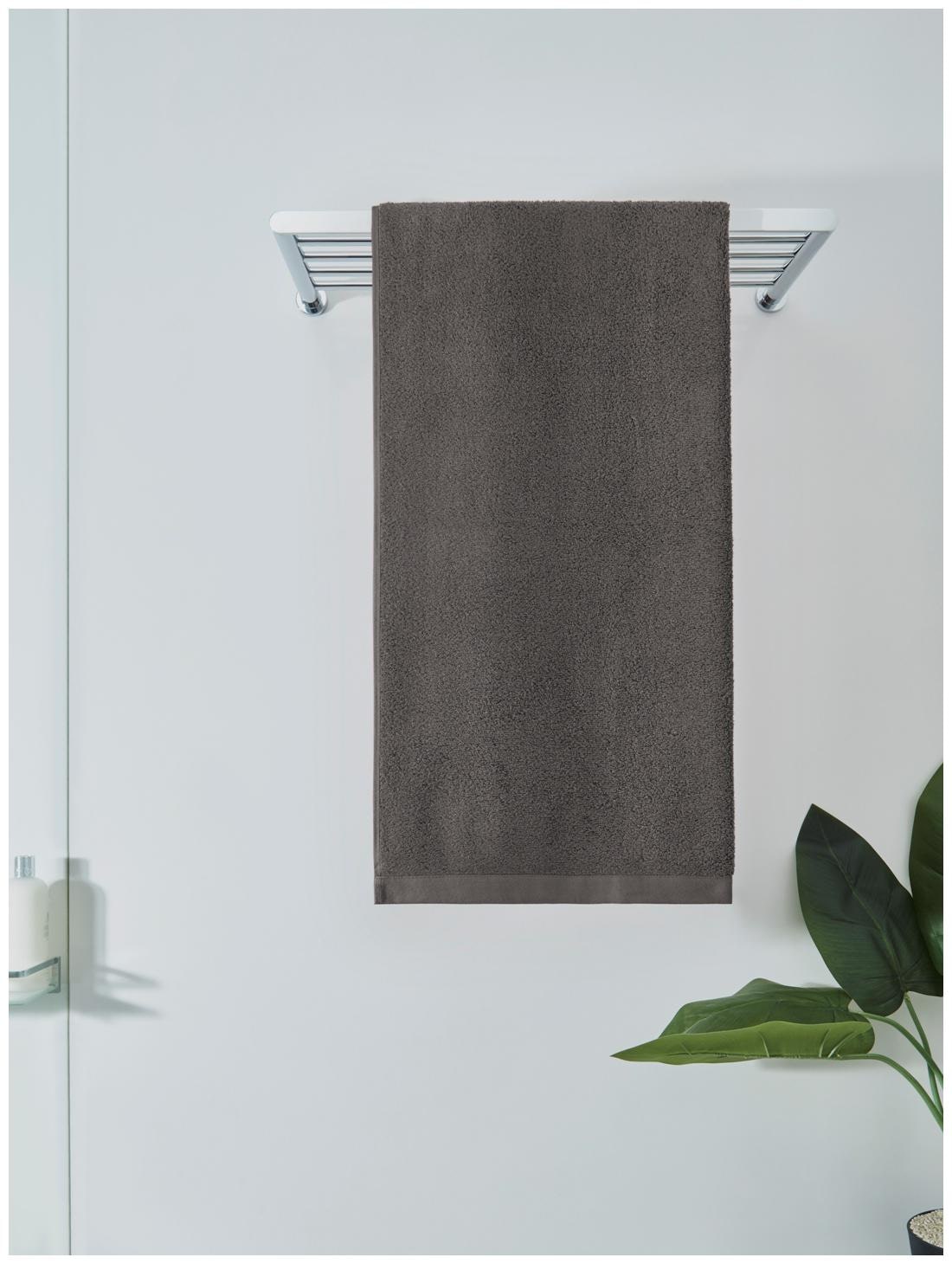 

D Decor Live Beautiful 450 GSM Cotton Bath Towel ( 1 Piece Grey )