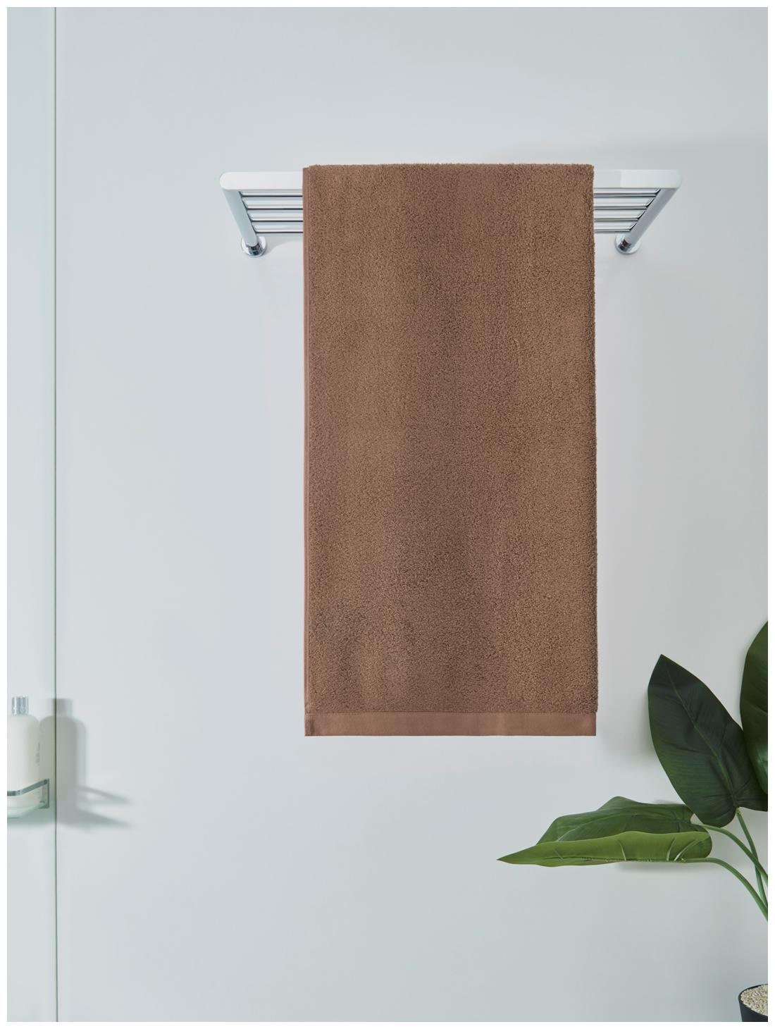 

D Decor Live Beautiful 450 GSM Cotton Bath Towel ( 1 Piece Brown )