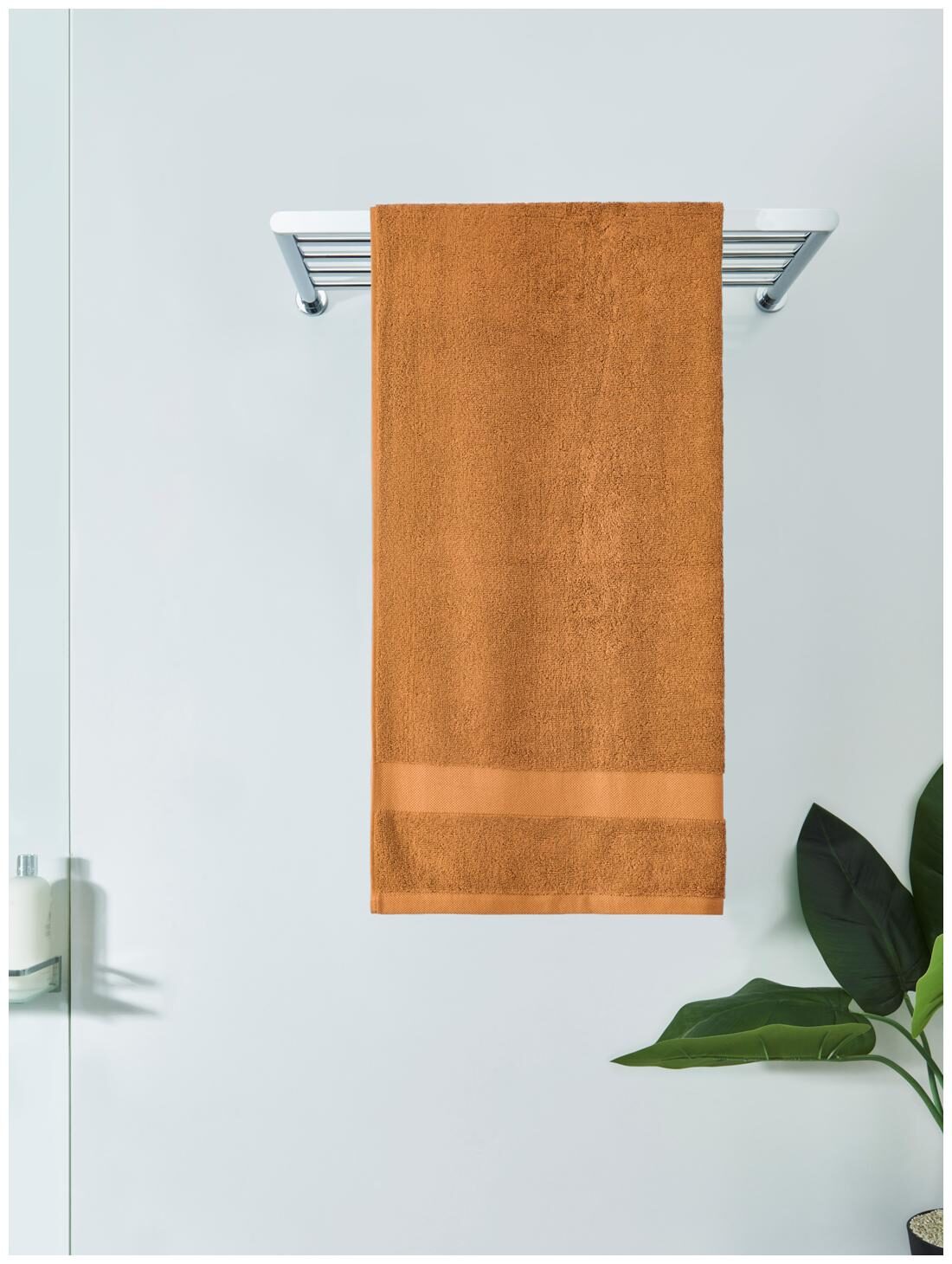 

D Decor Live Beautiful 500 GSM Cotton Bath Towel ( 1 Piece Orange )