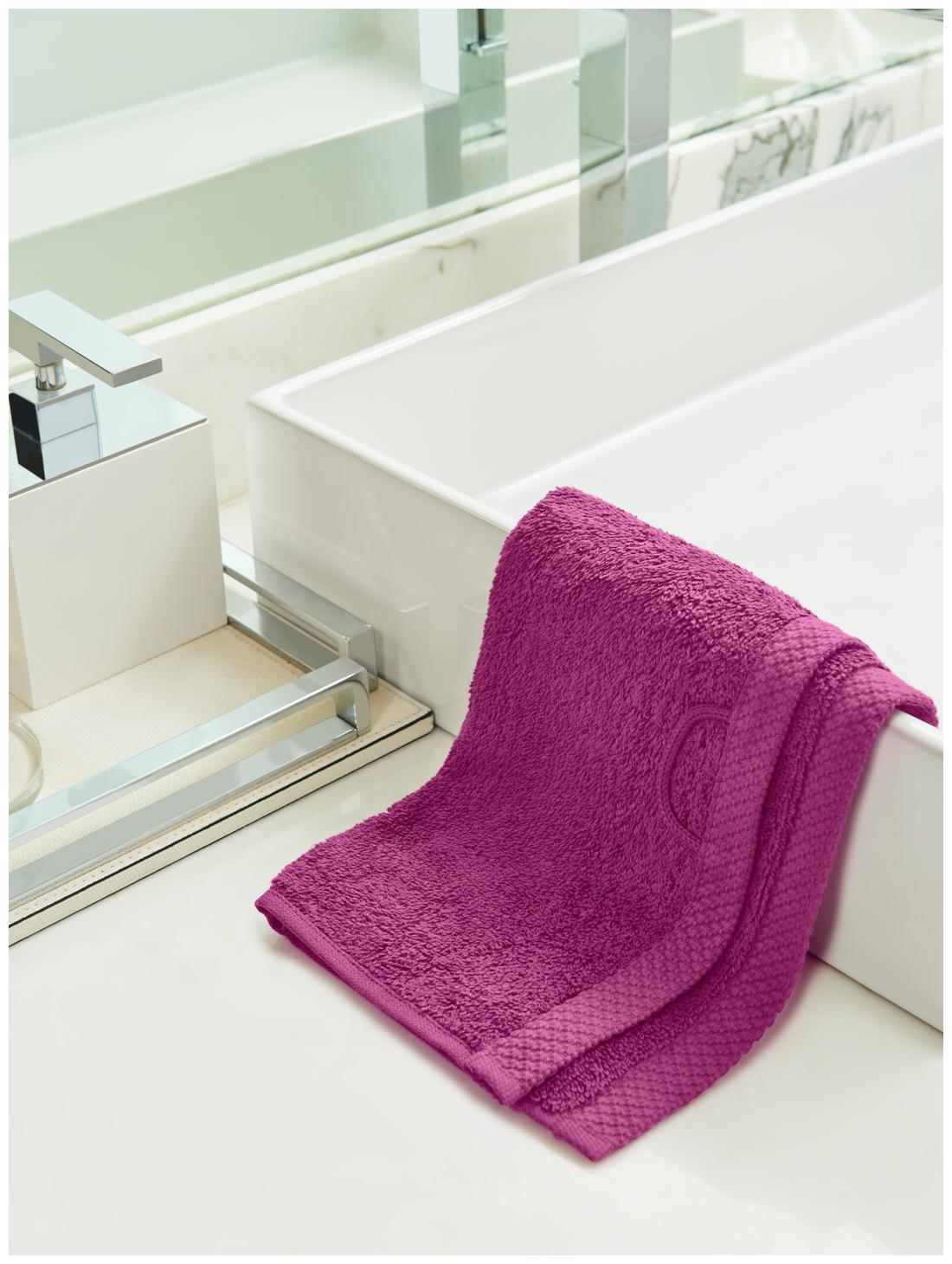 

D Decor Live Beautiful 550 GSM Cotton Face towel ( 2 pieces Purple )