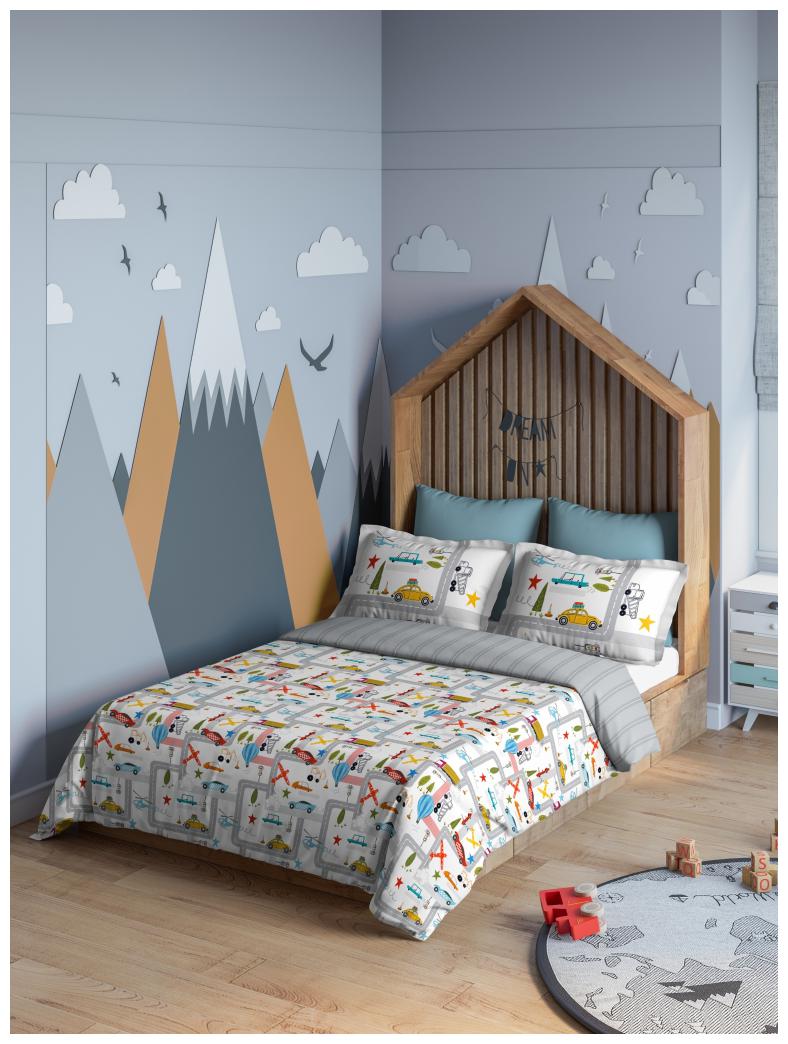 

D Decor Live Beautiful Cotton Printed Double Size Bedsheet 136 TC ( 1 Bedsheet With 2 Pillow Covers Multi )