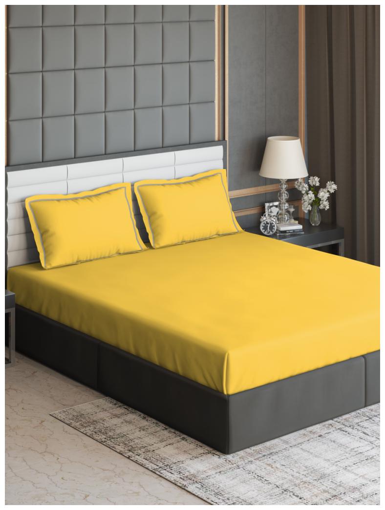 

D Decor Live Beautiful Cotton Printed King Size Bedsheet 300 TC ( 1 Bedsheet With 2 Pillow Covers Multi )