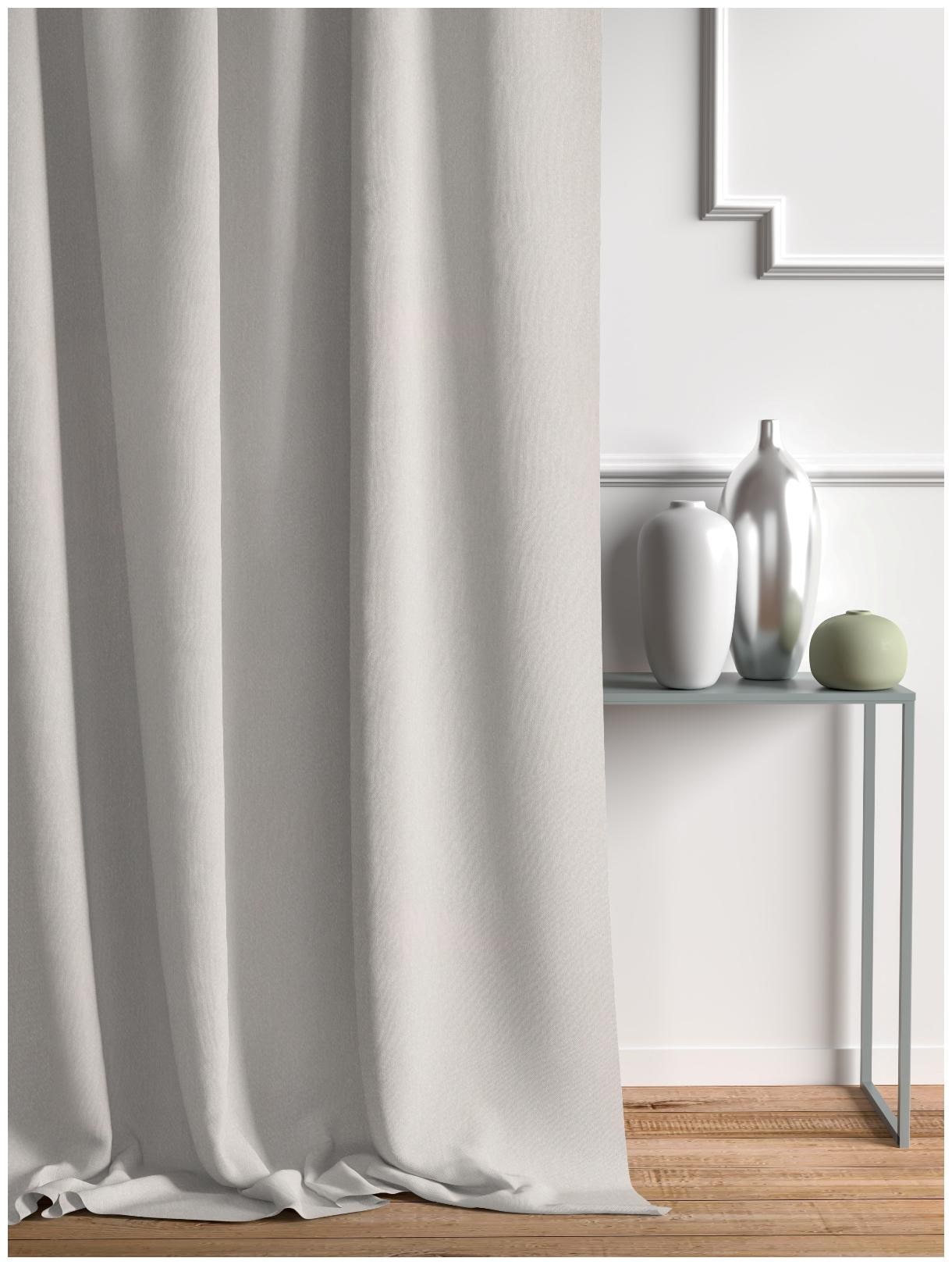 

D Decor Live Beautiful Polyester Door Blackout Grey Regular Curtain ( Eyelet Closure Plain )