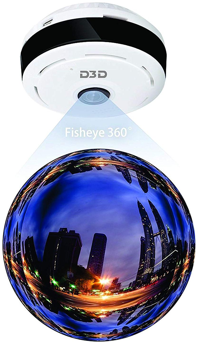 Buy D3D Wireless Fisheye Vision 360° Panoramic IP CCTV Security Home