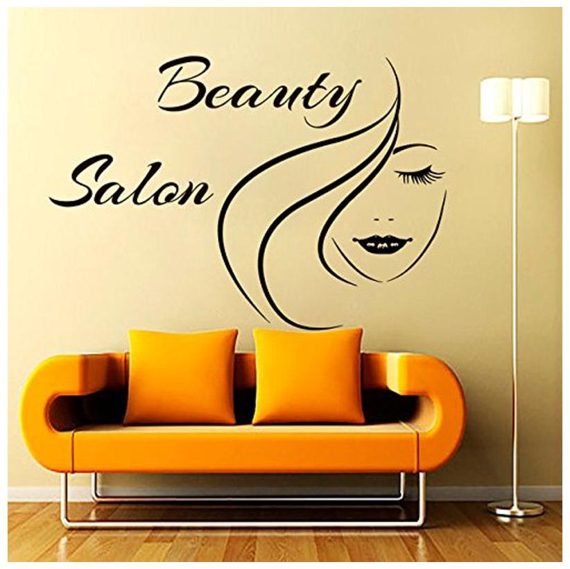 

Daily Creation CV-36Women Salon Logo Wall Sticker Vinyl (Black)