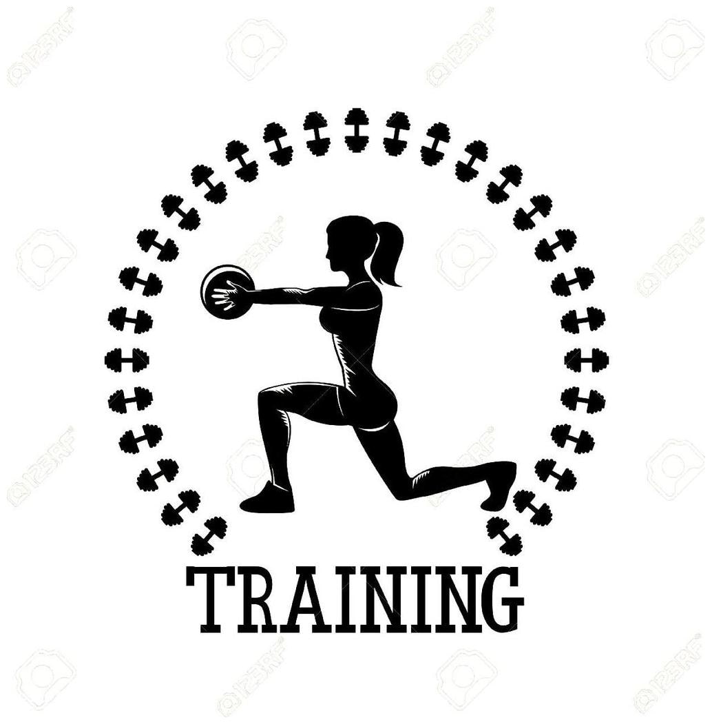 

Daily Creation GYM Fitness Logo Wall Sticker Decal Vinyl abm17(Black)