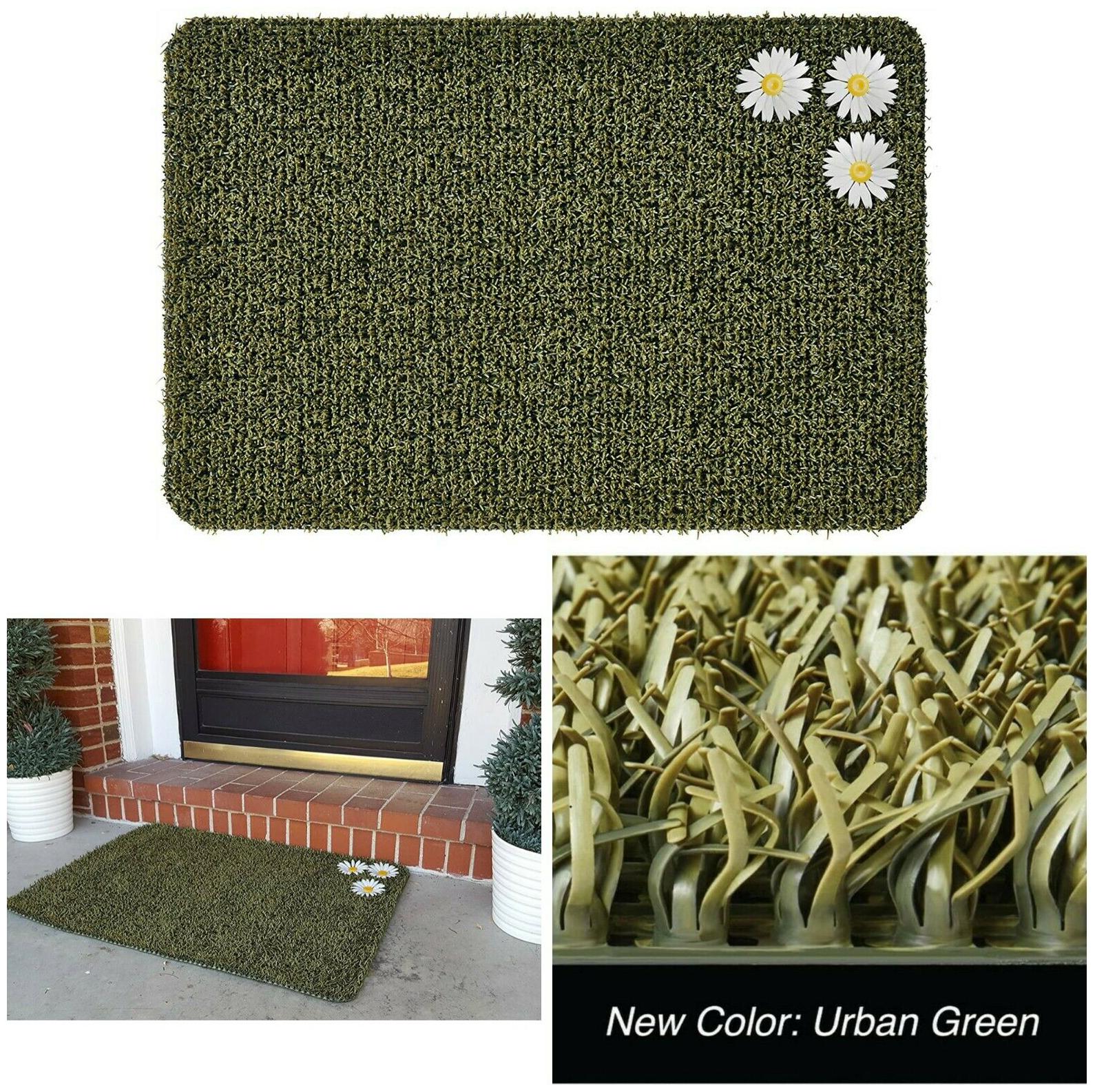 

Daisy Doormat Astro Turf Urban Green 23 5 Inch x 35 5 In All Weather Floor Mats