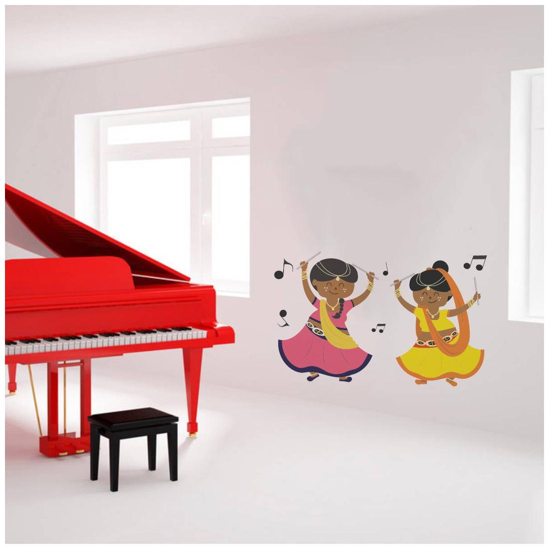 

Rawpockets Wall Stickers Dandiya with Music