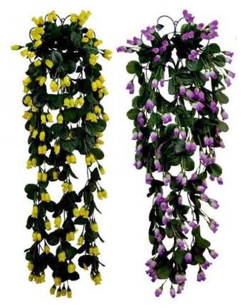 

Dannyboyzs Artificial Hanging Artificial Flower With Hanging Net (33 inch Pack of 2 )