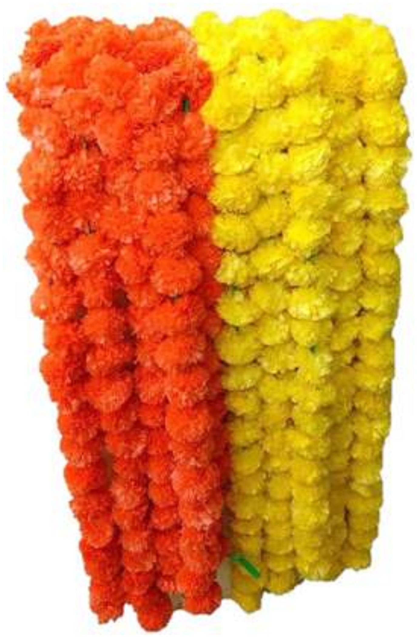 

Dannyboyzs Festival Decorative Artificial Marigold Flowers (Set of 10)