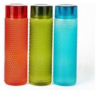 

Darkline Plastic Multi Water Bottle ( 1000 ml Set of 3 )