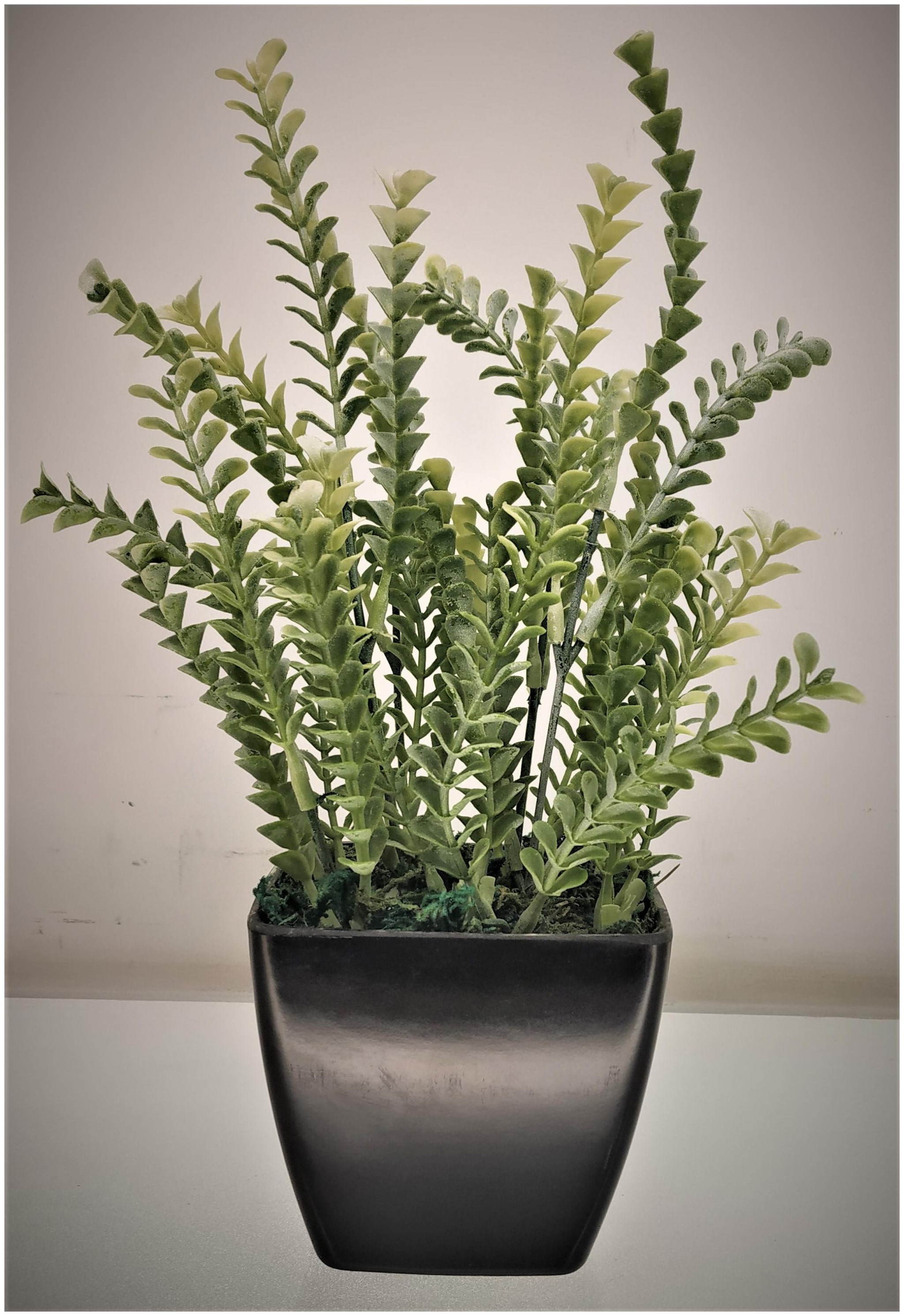 

De Gardenia Artificial Bahubali Potted Plant With Mela Mine Pot
