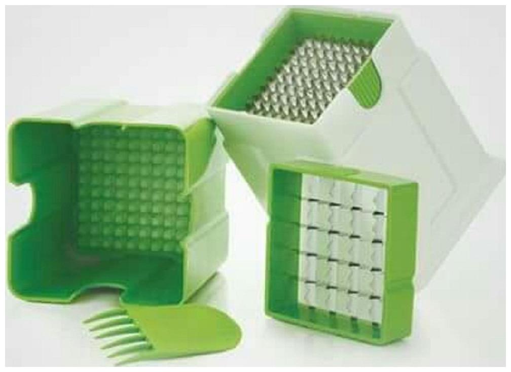 

DE International 2 in 1 Finger Potato Chips French Fries Cutter and Chipser Stainless Steel Bled