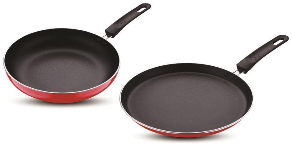 

De Prism Non Stick Cookware 2 pcs Set (250 mm Tawa 200 mm Frypan)