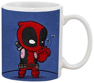 Deadpool Birthday Gift for Kids Ceramic Mug by AshvahTM Mug-1883