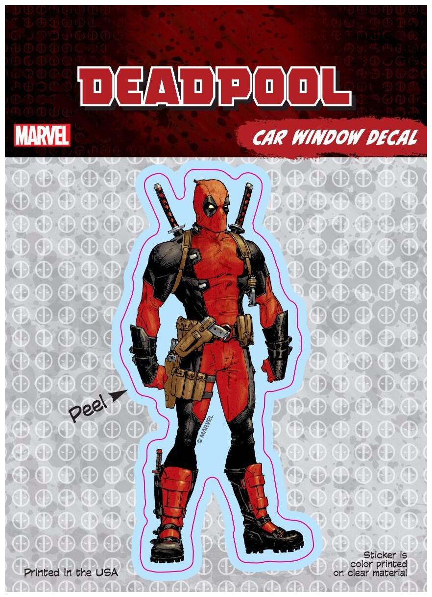 

Deadpool Standard Decal Marvel Comics Car Window Decal