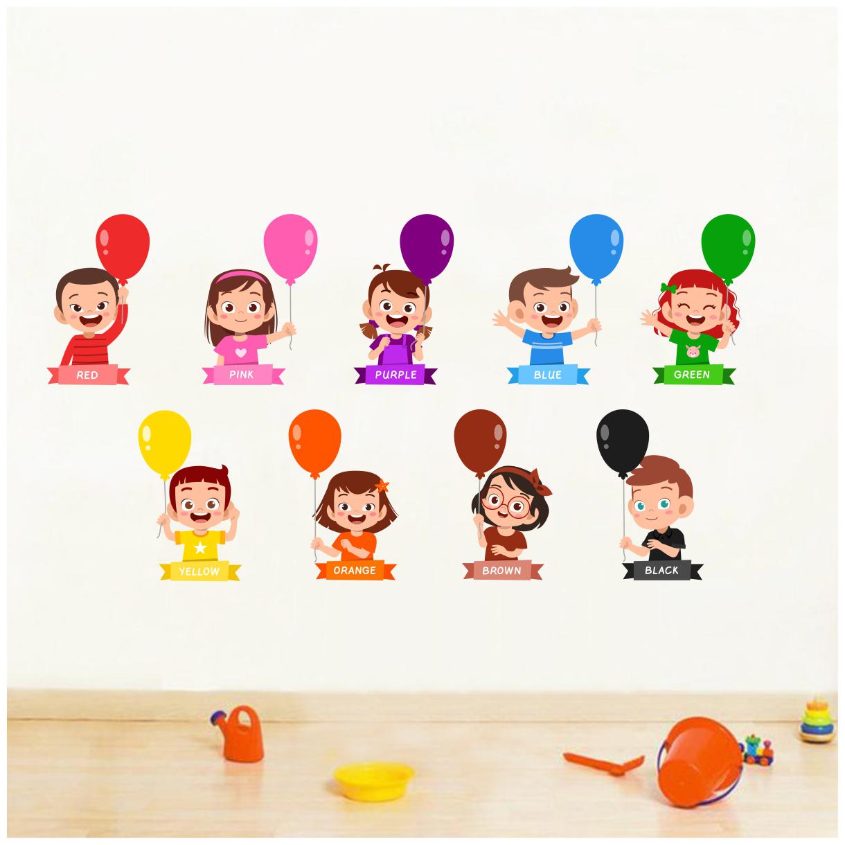 

Decal O Decal Colours Education For Nursery Kids Wall Stickers