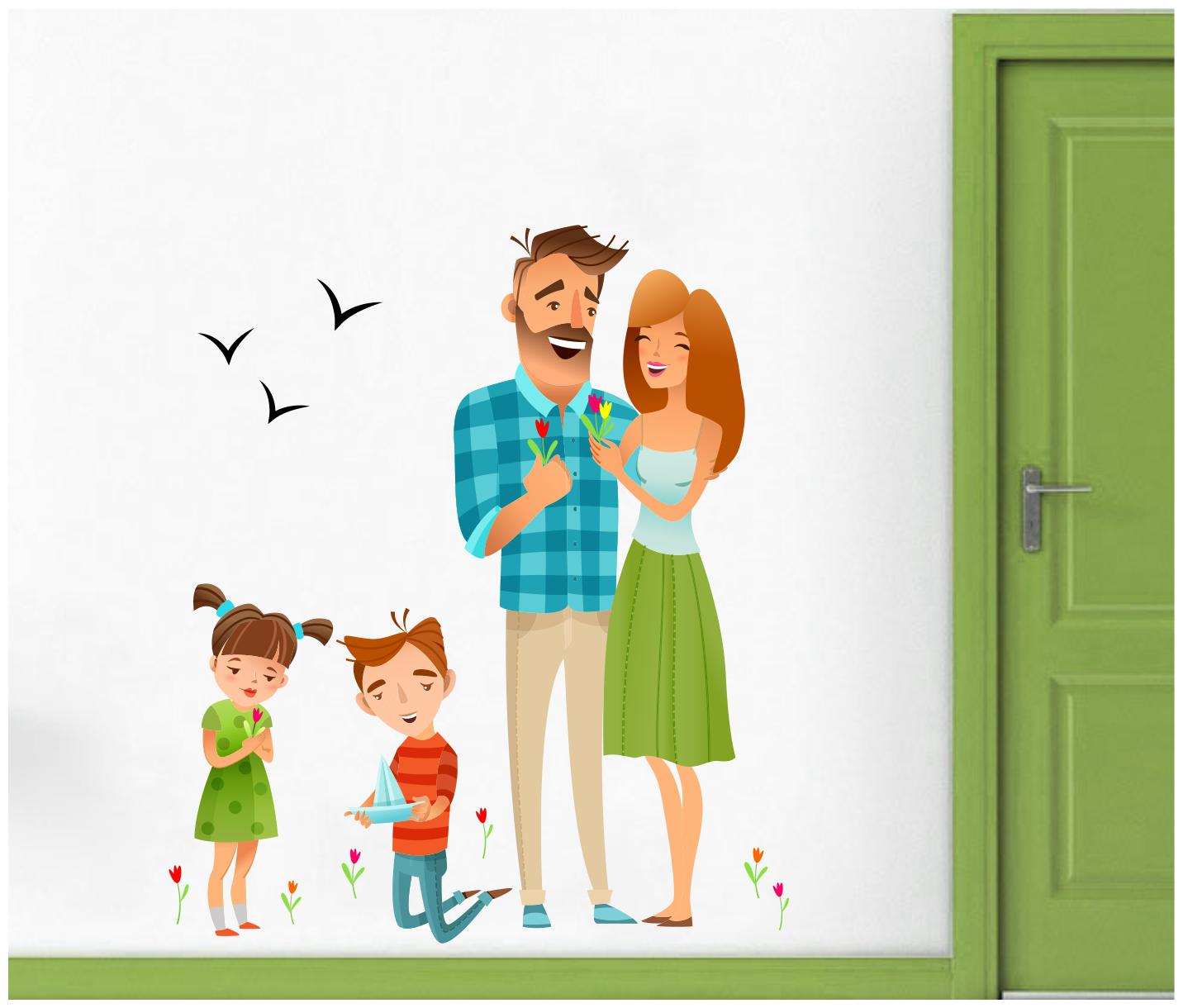 

Decal o Decal Happy Family Wall Stickers