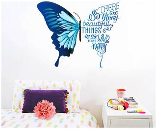 Buy Decal O Decal Butterfly With Motivational Quotes Wall Stickers Online At Low Prices In India Paytmmall Com
