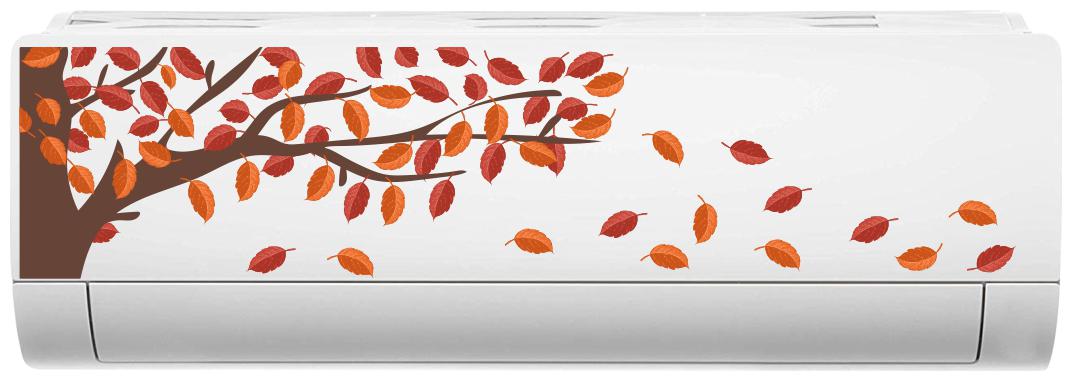 

Decal O Decal Air Conditioner Sticker - Tree With Autumn Leaves - Decorative Ac - Stickers