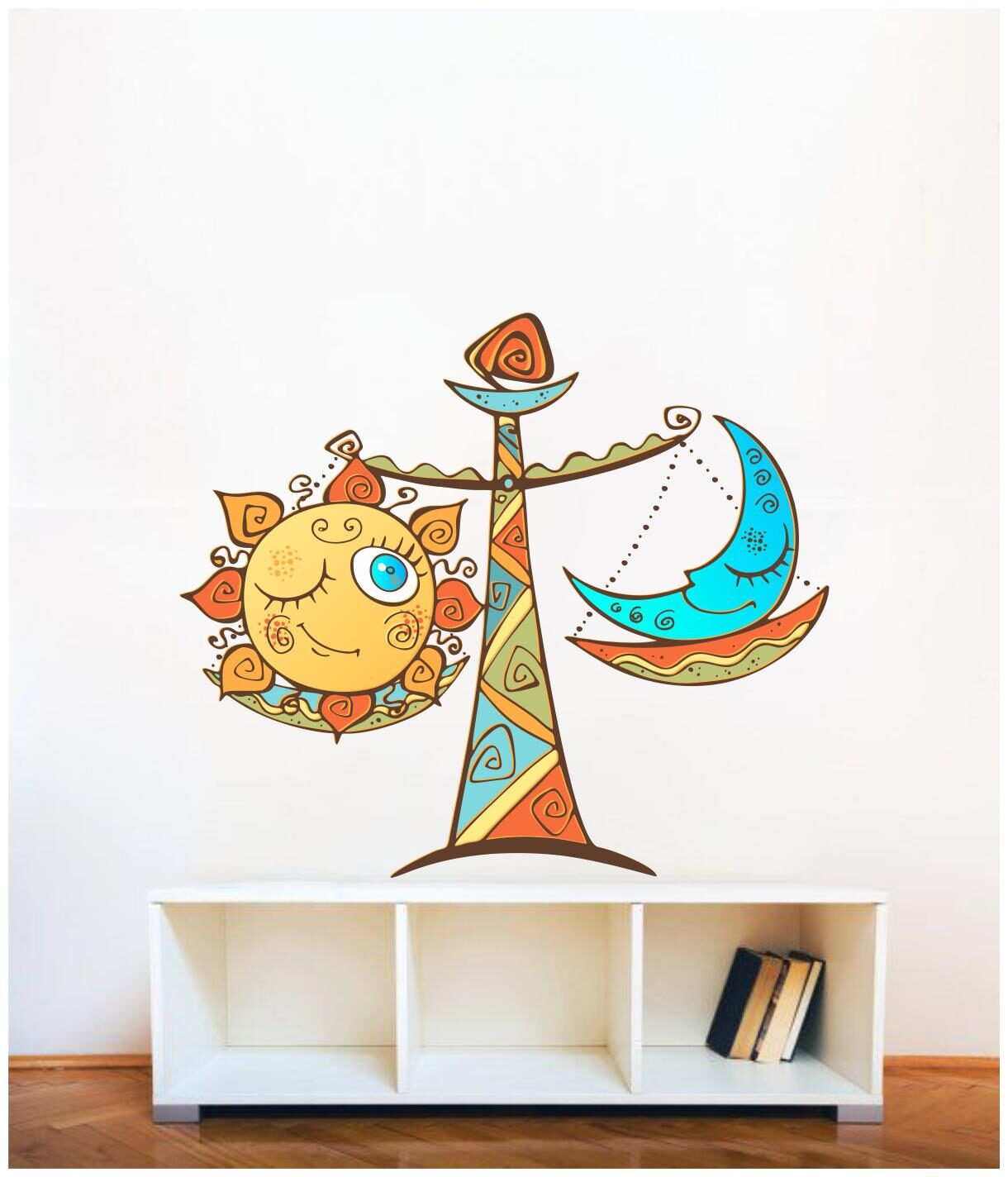 

Decal O Decal Libra Sun And Moon Wall Stickers