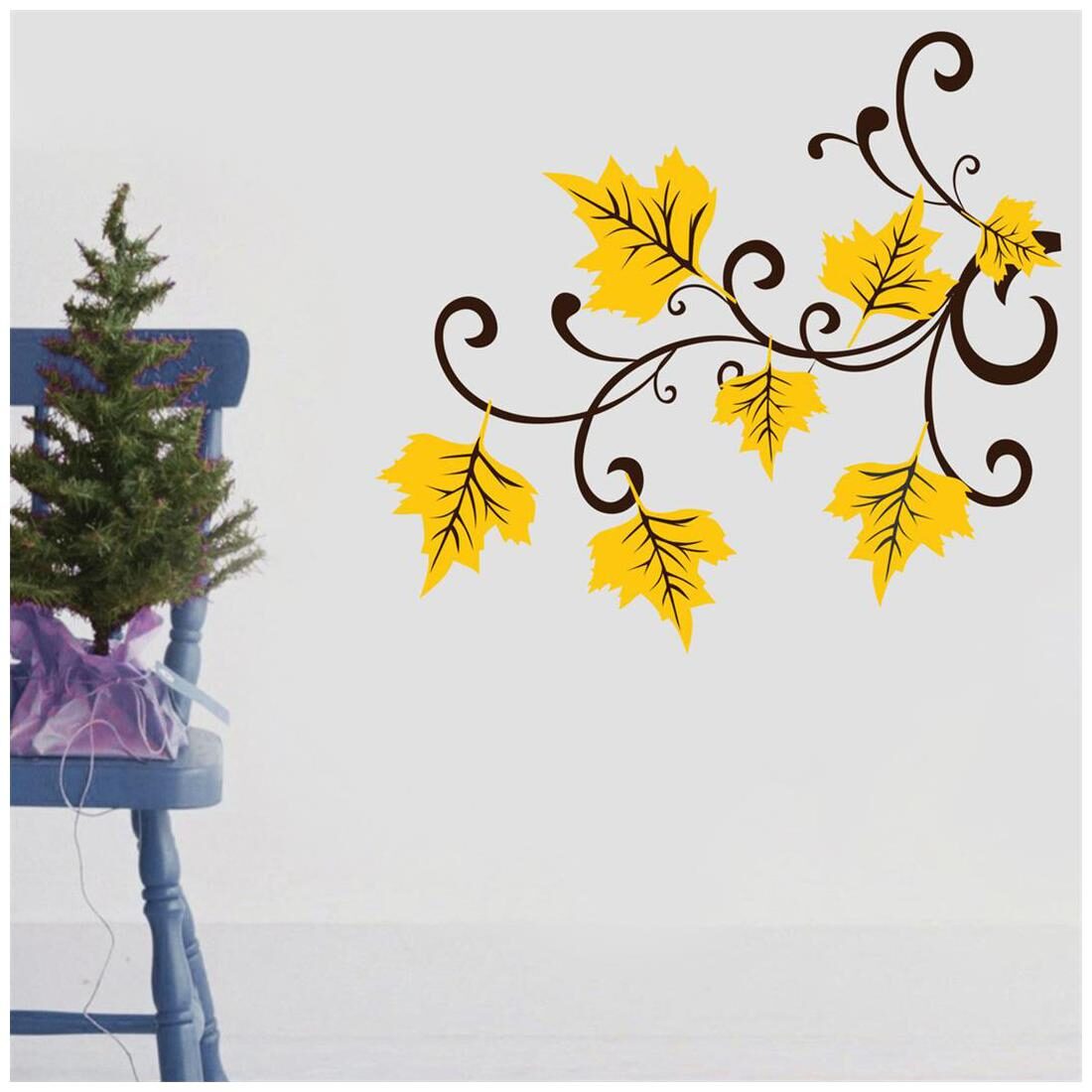 

Decor villa yello branches Multicolor Wall sticker (58cm X 63cm)