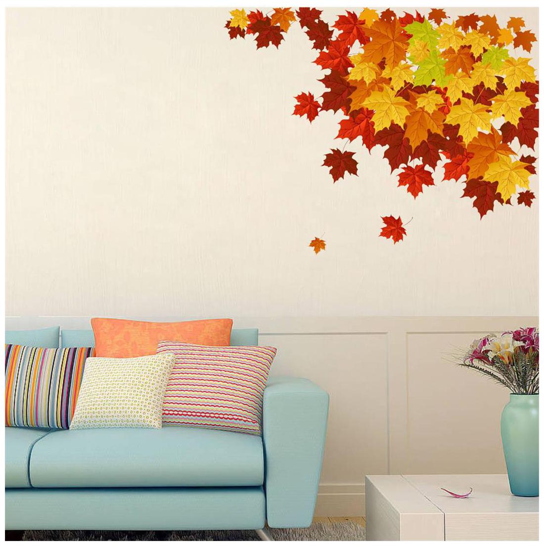 

Decor villa leafs Multicolor Wall sticker (58cm X 73cm)