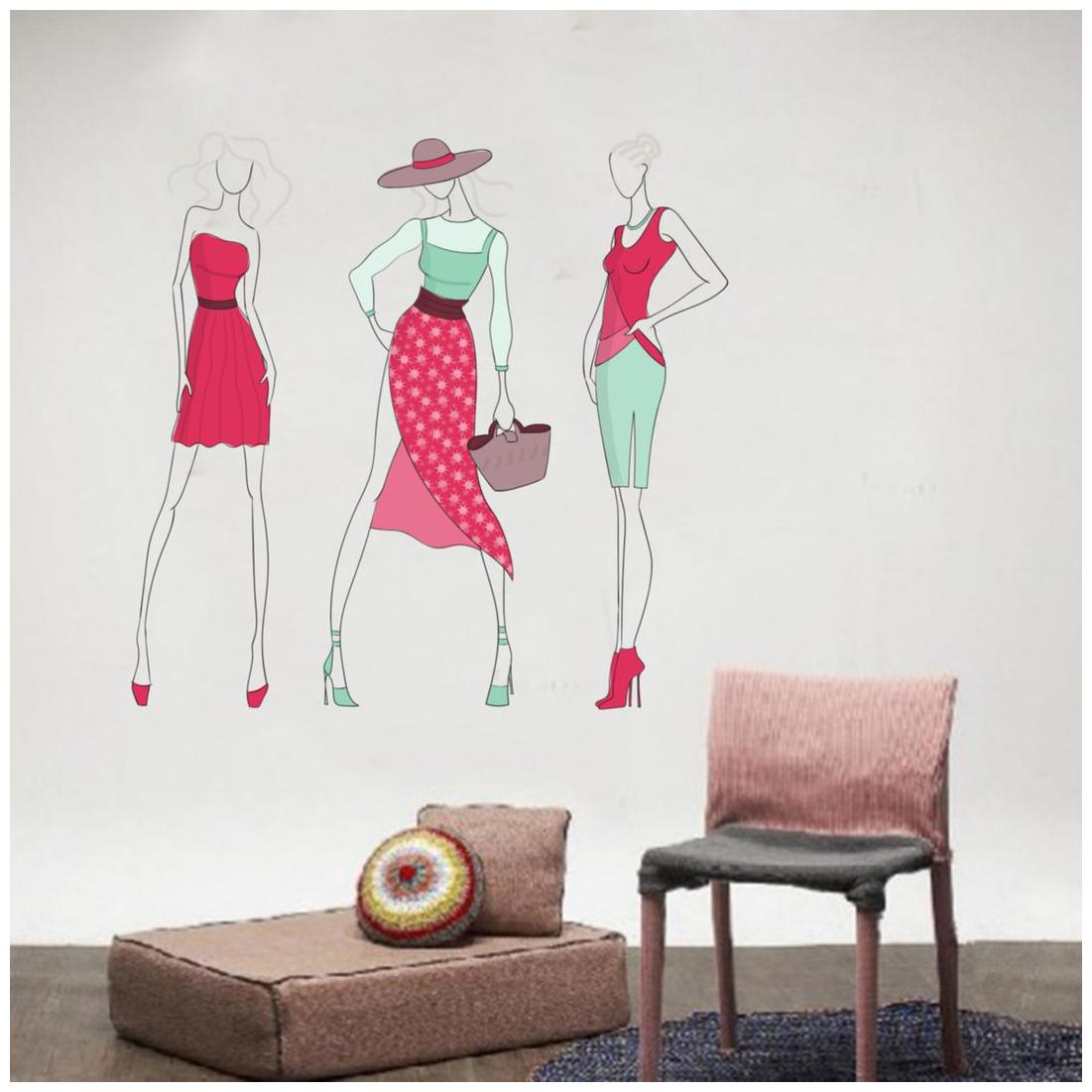 

Decor villa Model Multicolor Wall Sticker (58 x 55) Cm