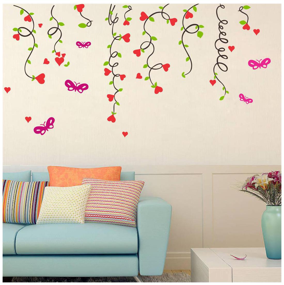 

Decor villa leafs Multicolor Wall sticker (58cm X 11cm)