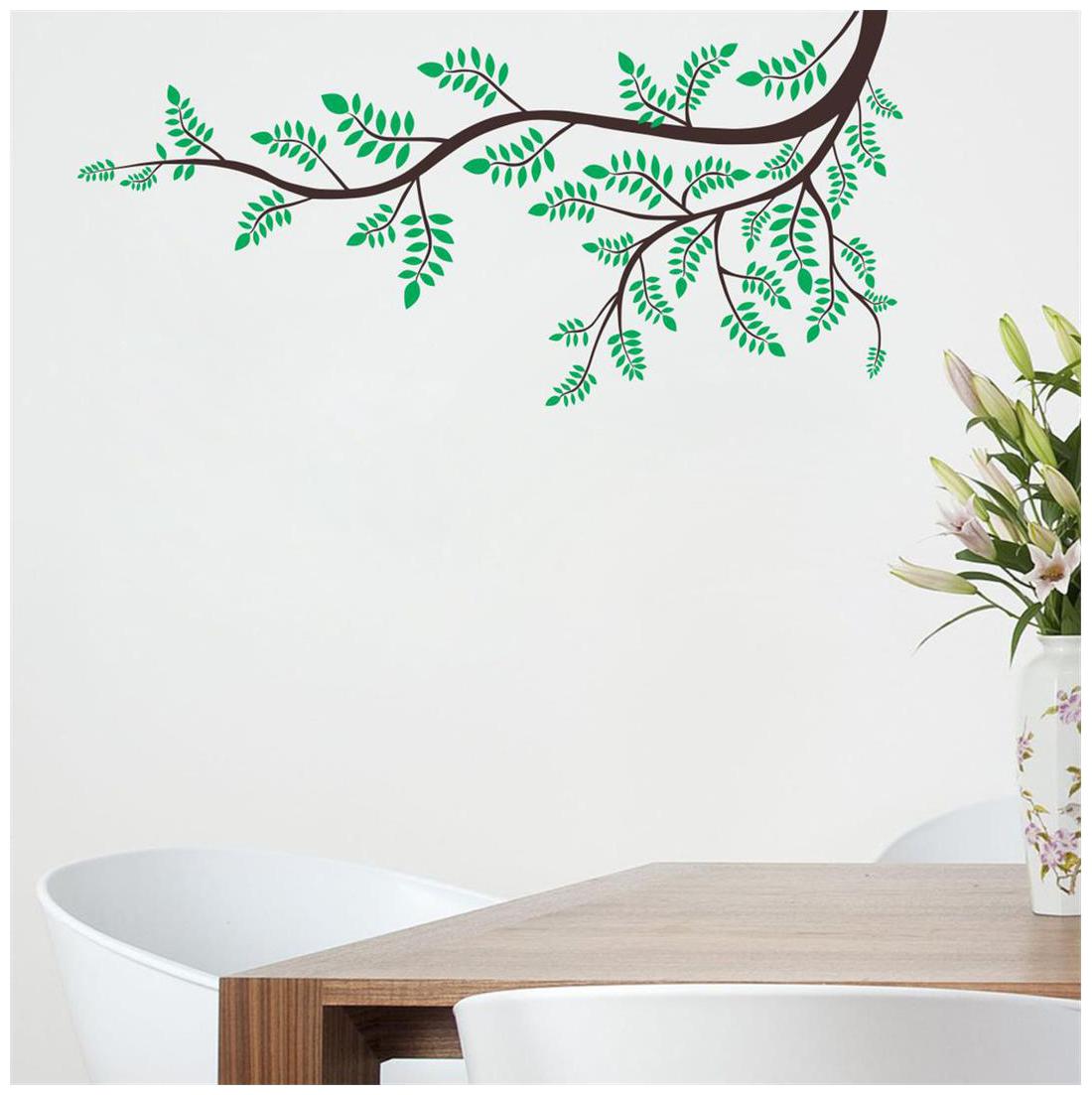 

Decor villa gren leaf Multicolor Wall sticker (58cm X 11cm)