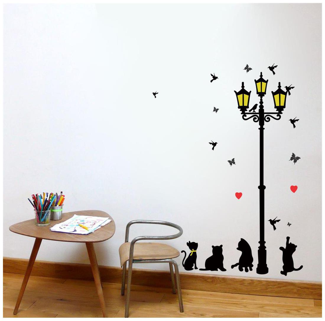

Decor villa cat pole Multicolor Wall sticker (58cm X 81cm)