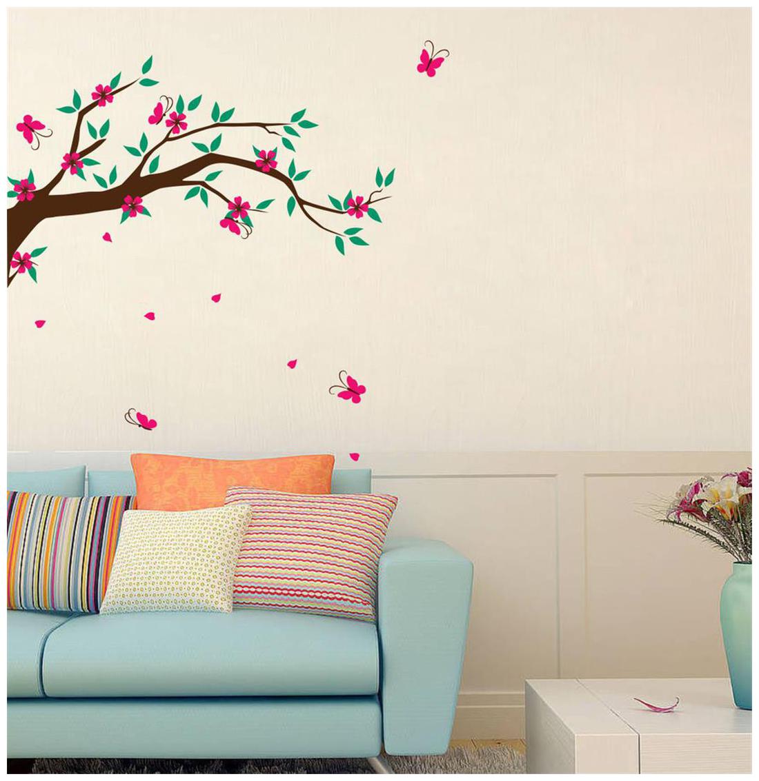 

Decor villa brown branches Multicolor Wall sticker (58cm X 60cm)