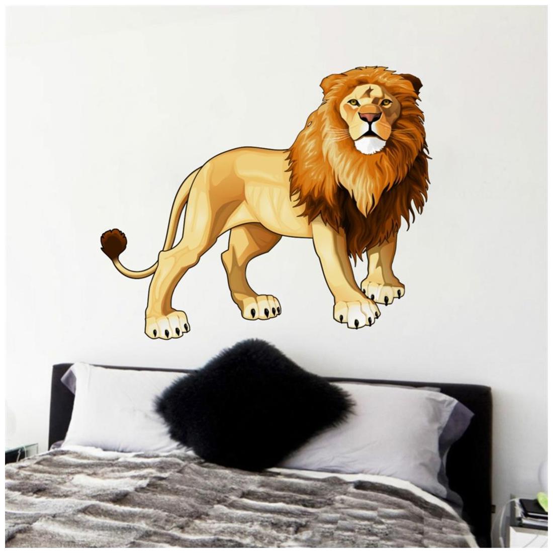 

Decor villa Lion Multicolor Wall sticker (68cm X 55cm)