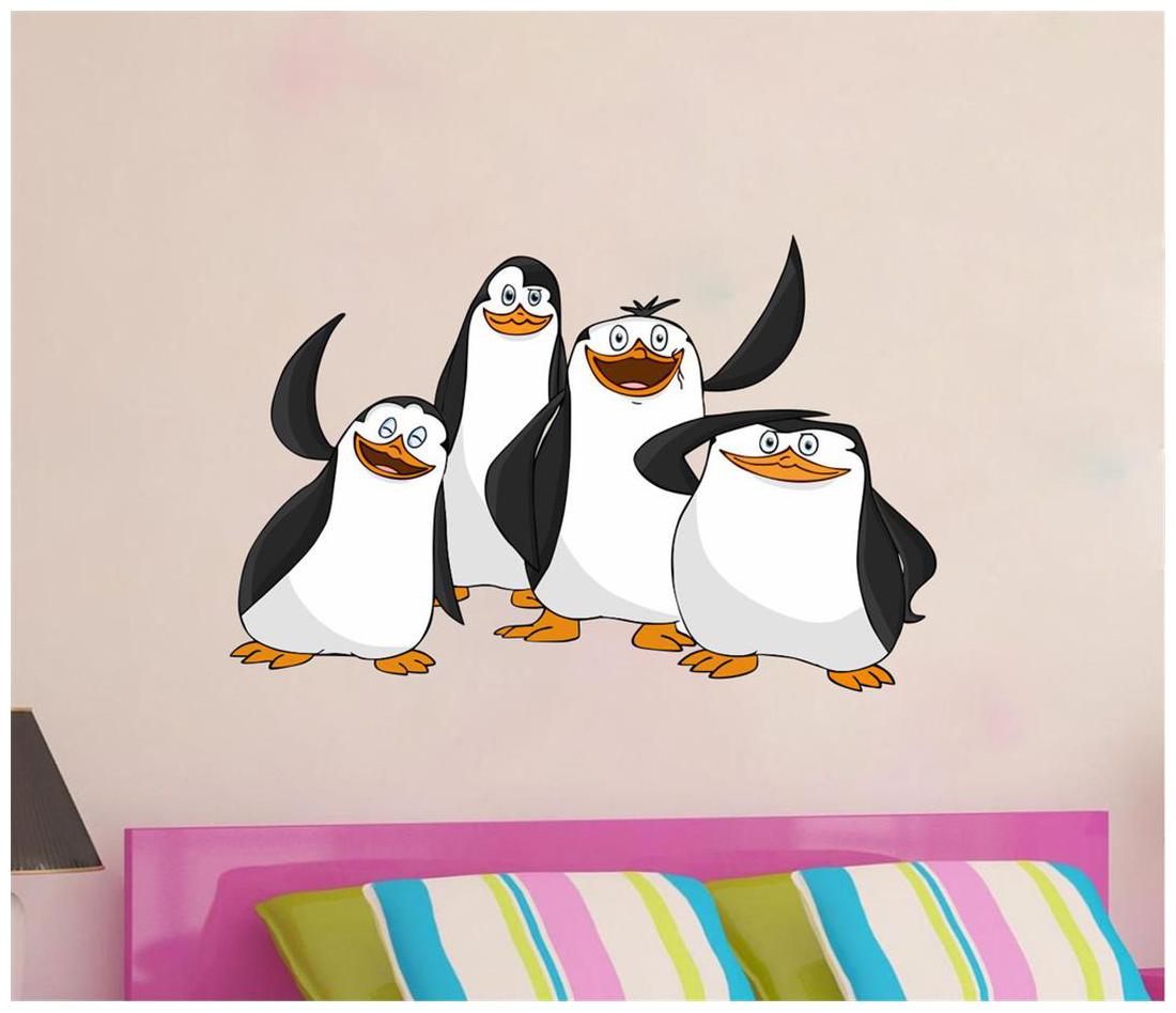 

Decor villa four panguin Multicolor Wall sticker (58cm X 88cm)