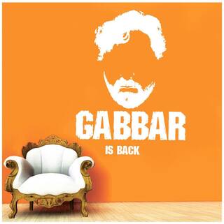 Buy Decor Villa Gabbar Is Back Wall Decal Sticker White Color Medium Size 43 44 Cm Online At Low Prices In India Paytmmall Com Create ideal unique nickname with your name or. decor villa gabbar is back wall decal sticker white color medium size 43 44 cm