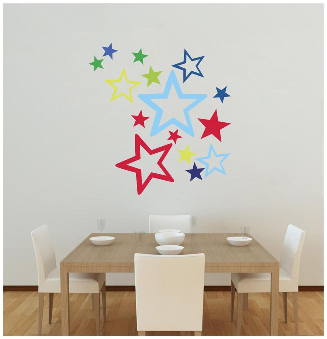 

Decor villa stars Multicolor Wall sticker (58cm X 60cm)