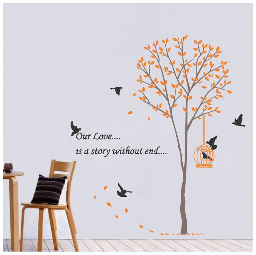 

Decor villa orange tree Multicolor Wall Sticker (132 x 149) Cm