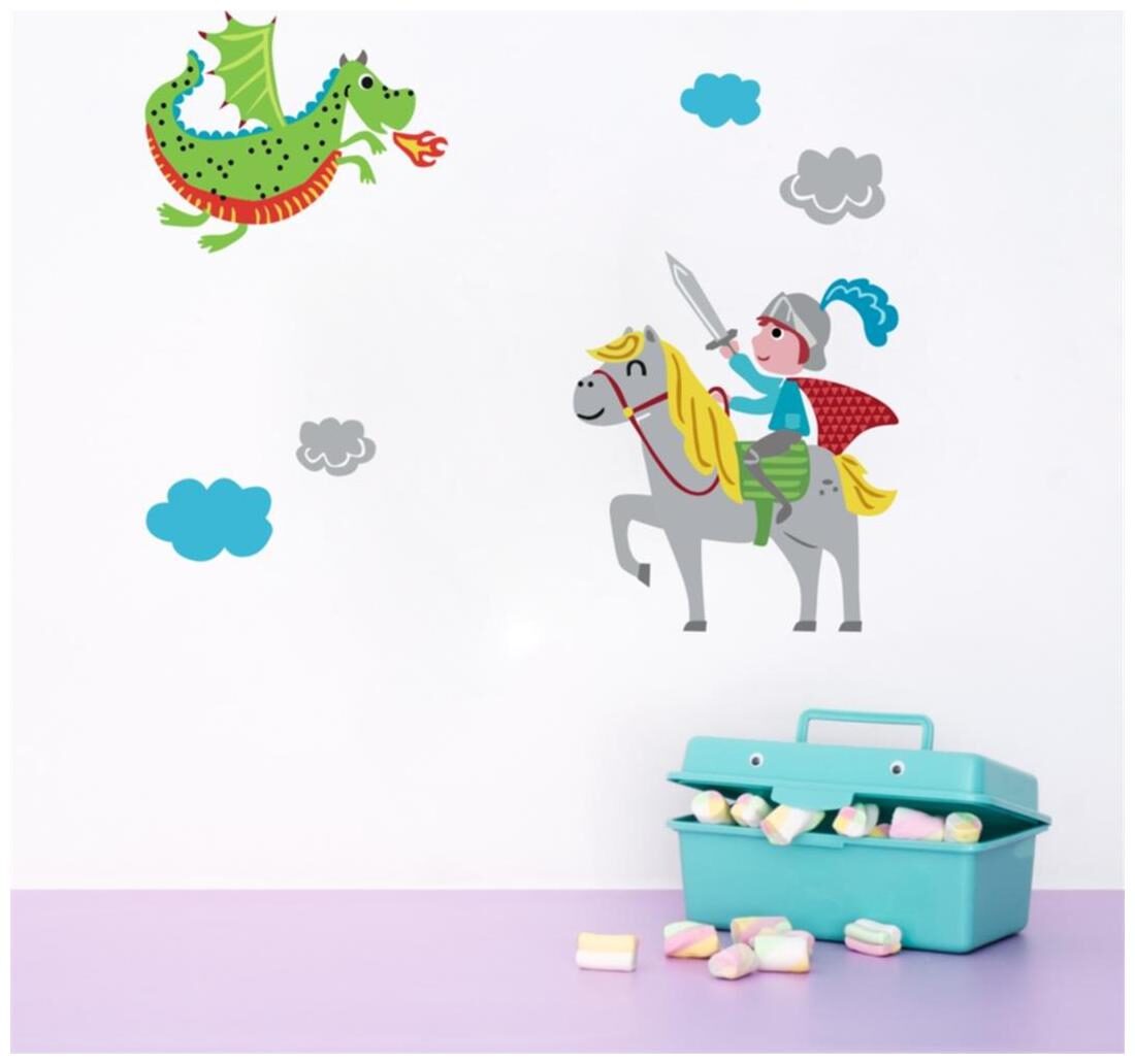 

Decor villa Dragen Multicolor Wall sticker (68cm X 55cm)